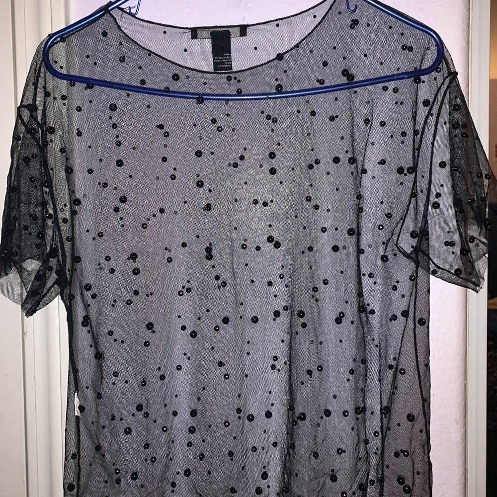 Mesh crop top